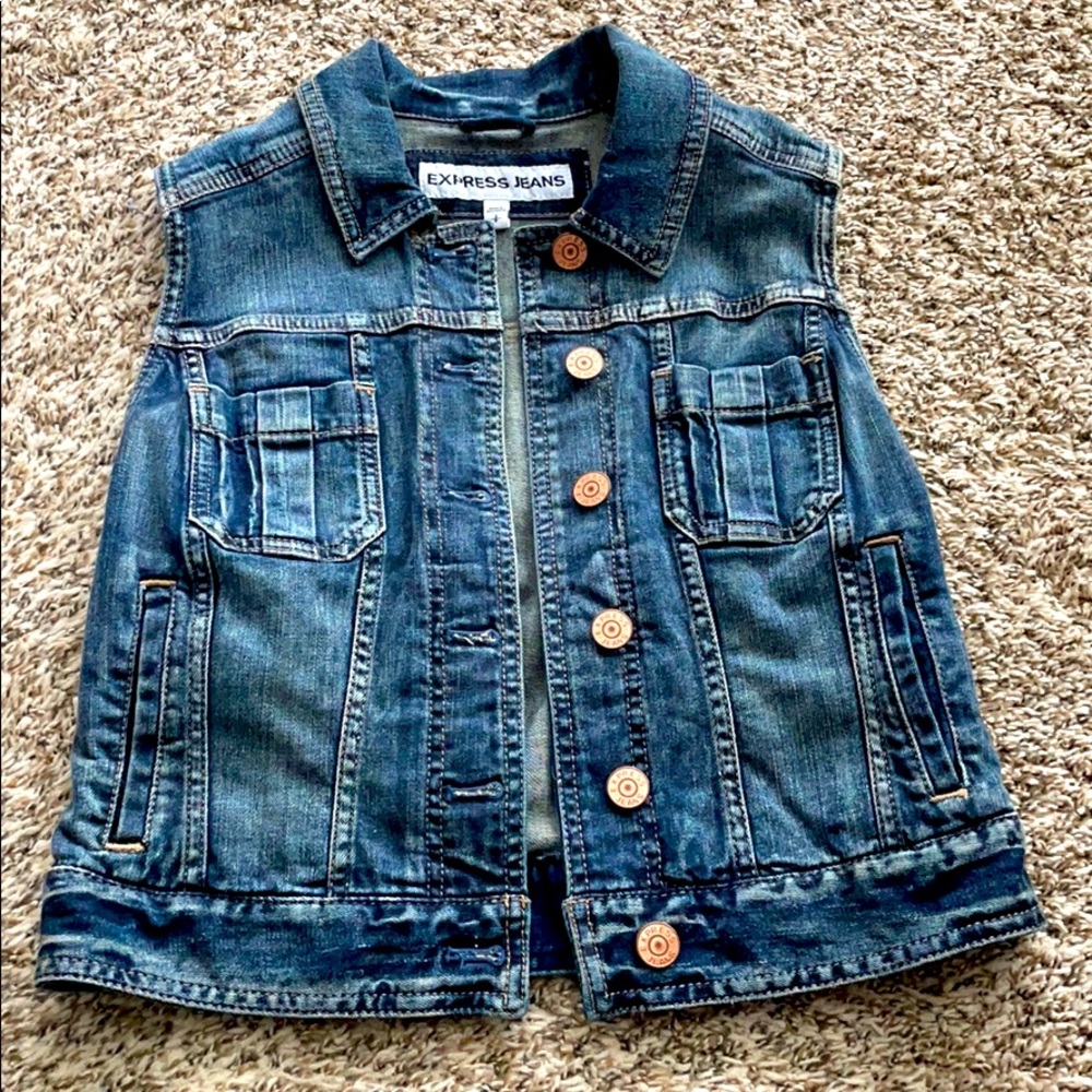 Express Denim Vest